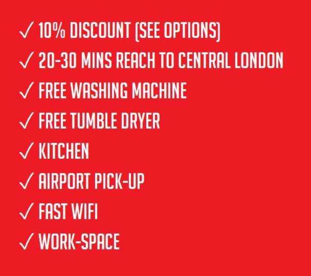 Elephant & Castle - Zone 2 - Private Rooms - Shared Bathroom Londres Exterior foto